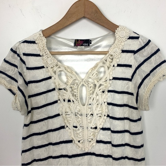 Vitnage 90s Y2K Yumi Striped Knit Dress - Picture 9 of 12